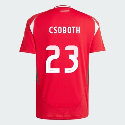 Hungary Home Euro's Kevin Csoboth #23 Jersey 2024