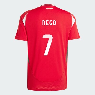 Hungary Home Euro's Loïc Nego #7 Jersey 2024