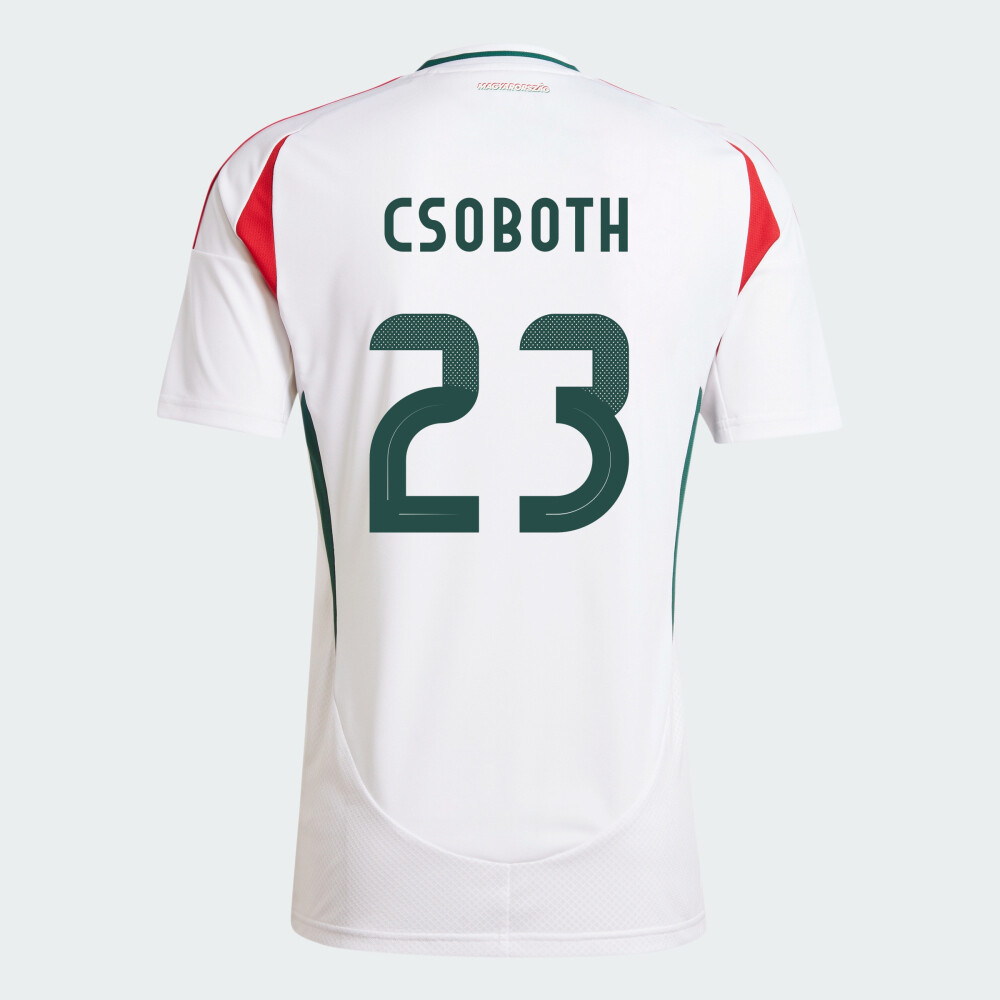 Hungary Away Euro&#39;s Kevin Csoboth #23 Jersey 2024