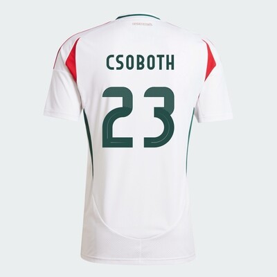 Hungary Away Euro's Kevin Csoboth #23 Jersey 2024
