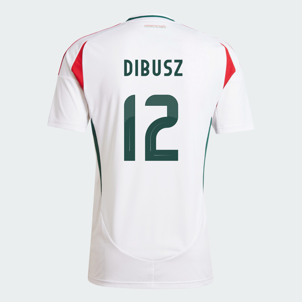 Hungary Away Euro&#39;s Dénes Dibusz #23 Jersey 2024