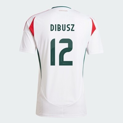 Hungary Away Euro's Dénes Dibusz #23 Jersey 2024