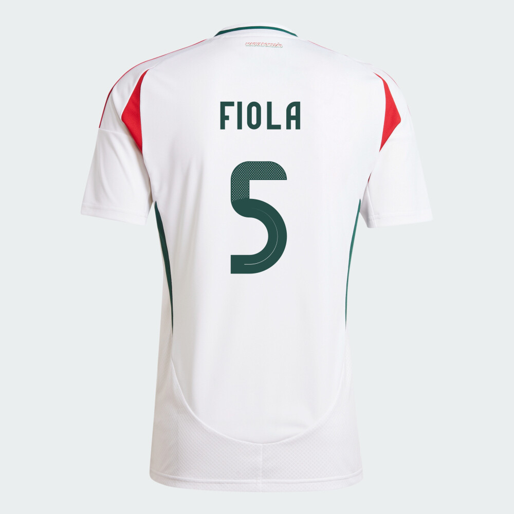 Hungary Away Euro&#39;s Attila Fiola #5 Jersey 2024