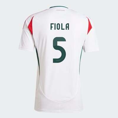 Hungary Away Euro's Attila Fiola #5 Jersey 2024