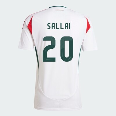 Hungary Home Euro's Roland Sallai #20 Jersey 2024