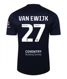 23-24 Coventry City 27 VAN EWIJK Away Jersey