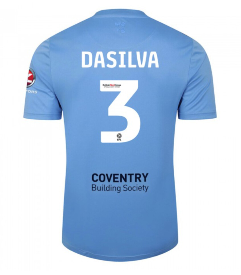 23-24 Coventry City 3 DASILVA Home Jersey