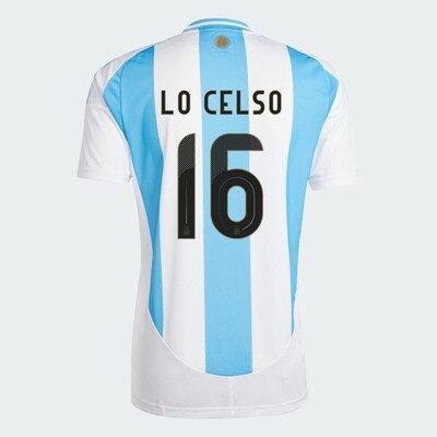 2024 Argentina LO CELSO 16 Home Jersey