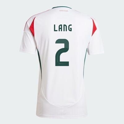 Hungary Away Euro's Ádám Lang #2 Jersey 2024