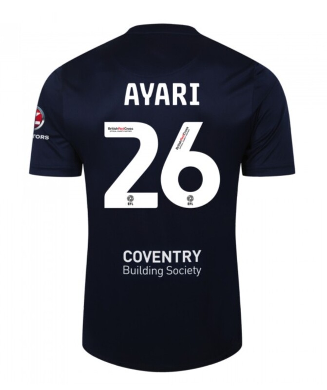 23-24 Coventry City 26 AYARI Away Jersey