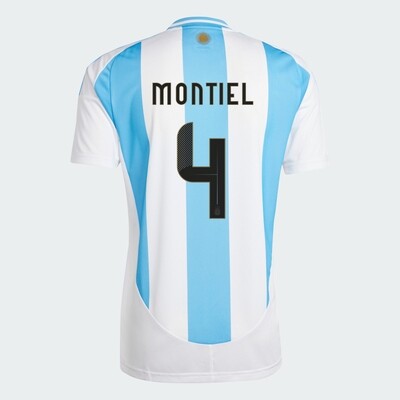 2024 Argentina MONTIEL 4 Home Jersey