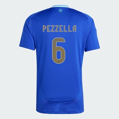 2024 Argentina PEZZELLA 6 Away Jersey