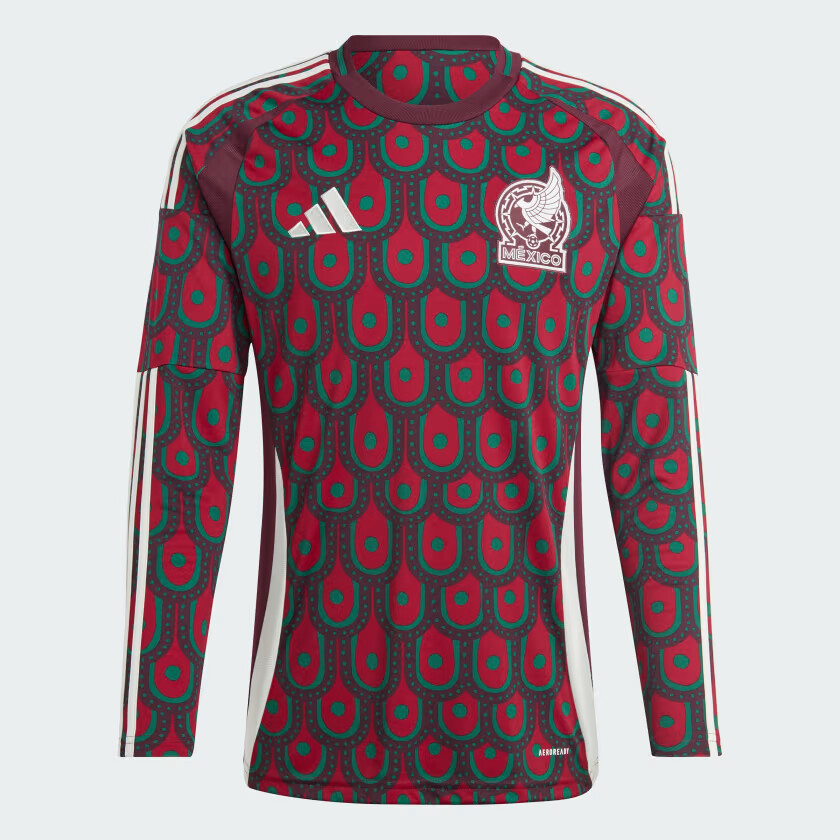 2024 Mexico Home Long Sleeve Jersey