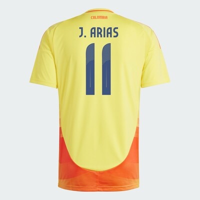 2024 Colombia J. ARIAS 11 Home Jersey (Player Version)