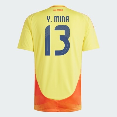 2024 Colombia Y. MINA 13 Home Jersey (Player Version)