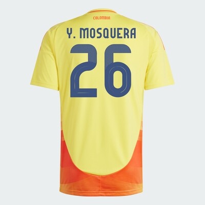 2024 Colombia Y. MOSQUERA 26 Home Jersey (Player Version)