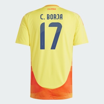 2024 Colombia C. BORJA 17 Home Jersey (Player Version)