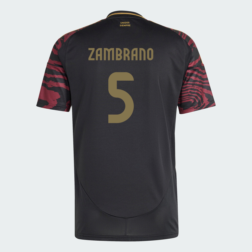Peru Copa America Away Carlos Zambrano #5 Jersey Shirt 2024