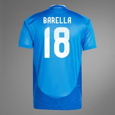 2024 Italy BARELLA 18 Home Jersey (Player Version)