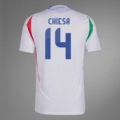 2024 Italy CHIESA 14 Away Jersey (Player Version)