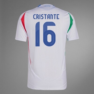 2024 Italy CRISTANTE 16 Away Jersey (Player Version)