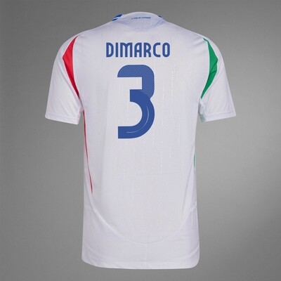 2024 Italy DIMARCO 3 Away Jersey (Player Version)