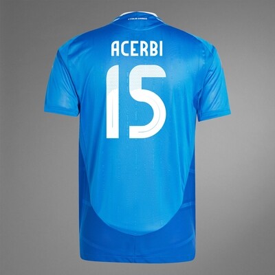 2024 Italy ACERBI 15 Home Jersey (Player Version)