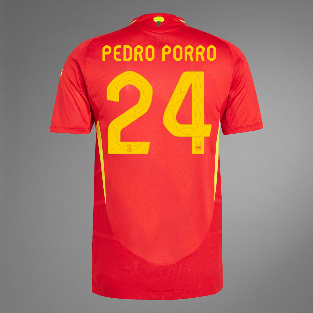 2024 Spain PEDRO PORRO 24 Home Jersey (Player Version)