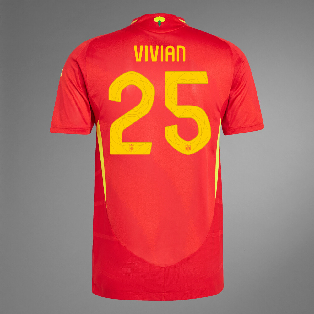 2024 Spain VIVIAN 25 Home Jersey (Player Version)