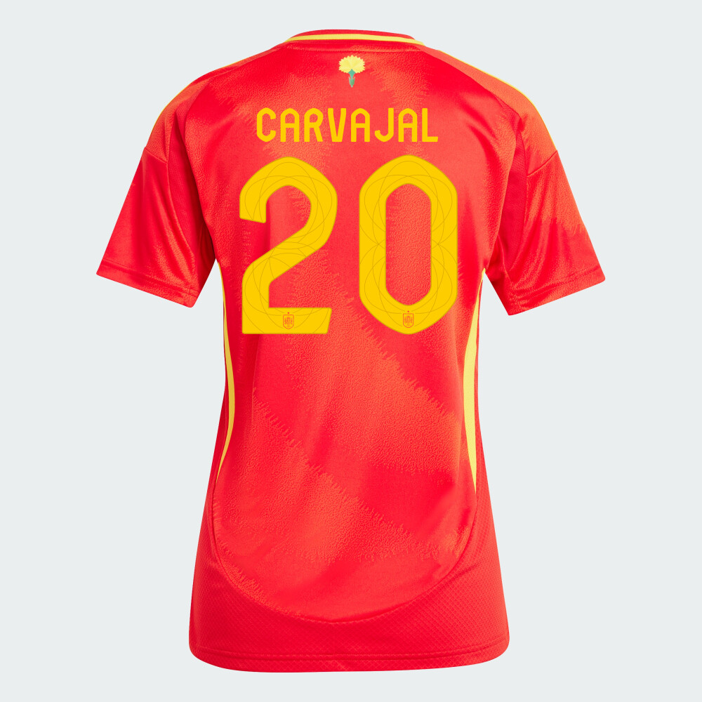 2024 Spain CARVAJAL 20 Home Women's Jersey