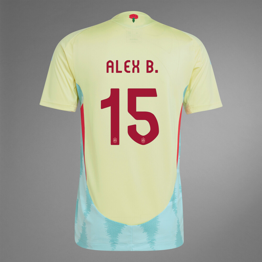 2024 Spain ALEX B. 15 Away Jersey (Player Version)