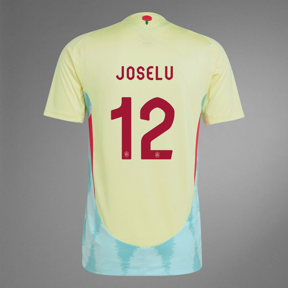 2024 Spain JOSELU 12 Away Jersey (Player Version)