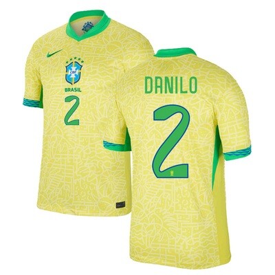 2024 Brazil Home Jersey DANILO 2