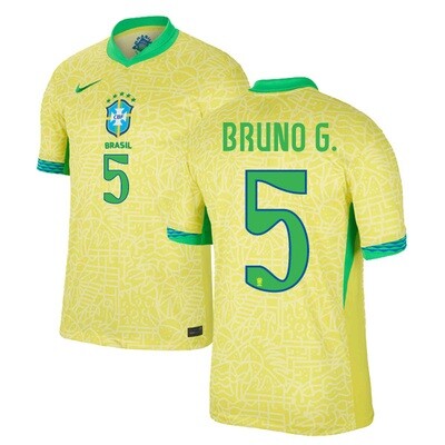 2024 Brazil Home Jersey BRUNO G. 5
