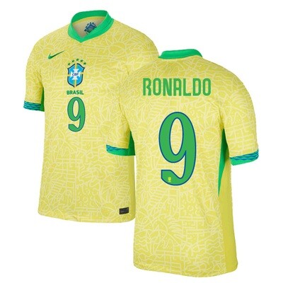 2024 Brazil Home Jersey RONALDO 9