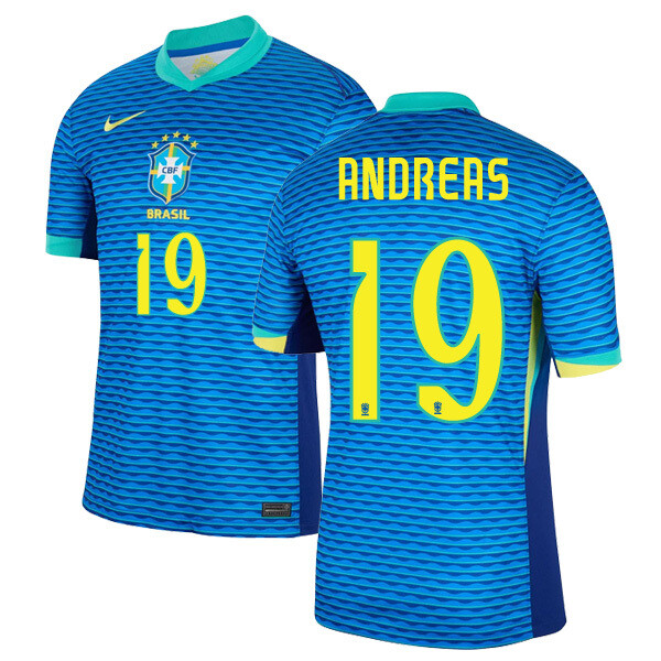 2024 Brazil Away Jersey ANDREAS 19