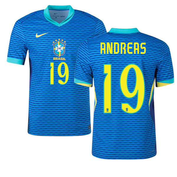 2024 Brazil ANDREAS 19 Away Jersey (Player Version)