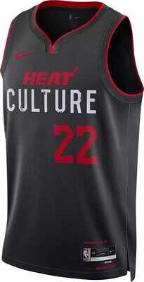 2023-24 City Edition Miami Heat Culture Jimmy Butler #22 Black Swingman Jersey