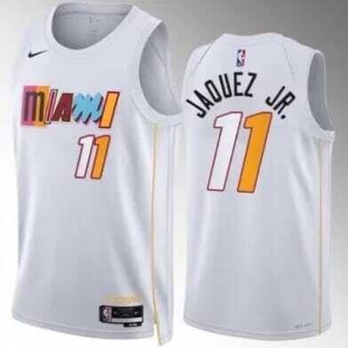Miami Heat Jaime Jaquez Jr. #11 White Edition 2022/23 MASHUP VOL. 2 Player&#39;s choice Swingman Jersey