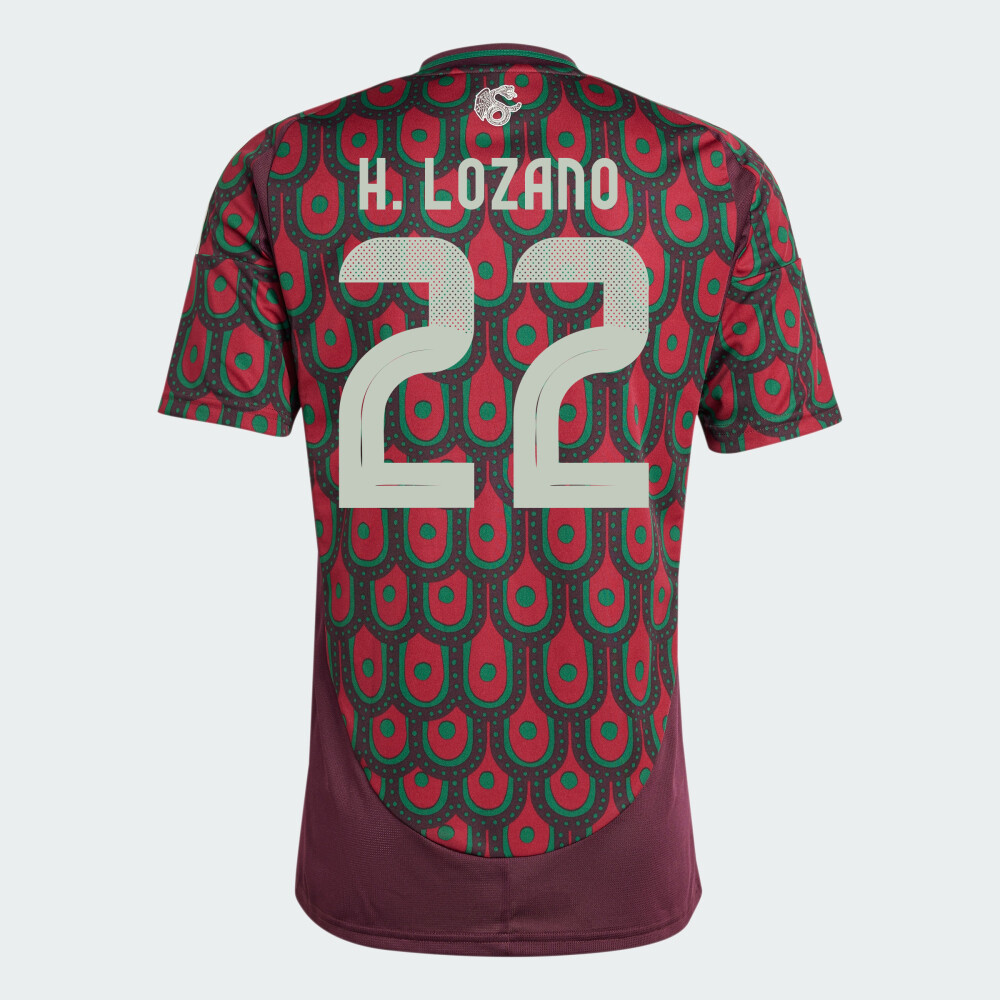 2024 Mexico H. LOZANO 22 Home Jersey