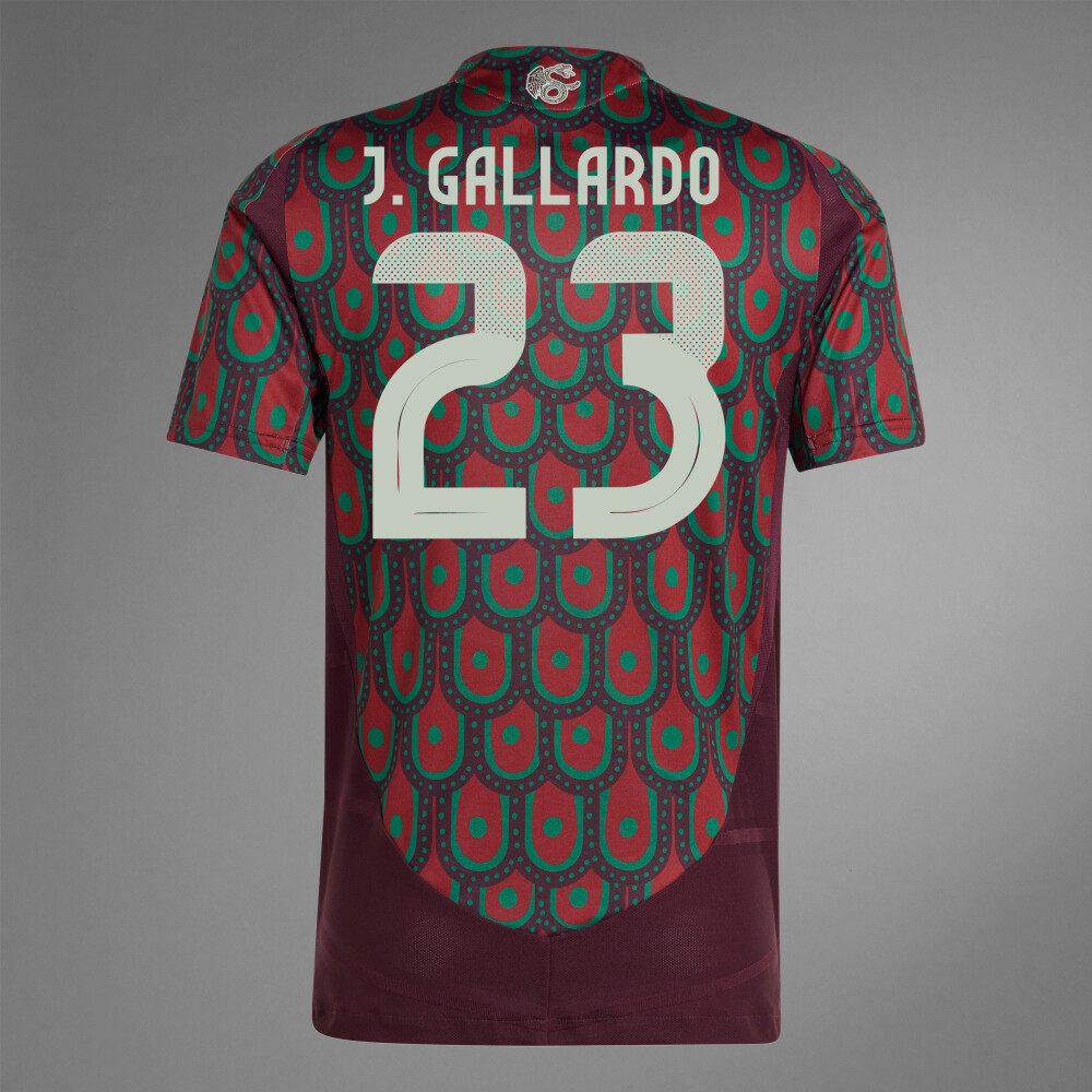 2024 Mexico J. GALLARDO 23 Home Jersey (Player Version)
