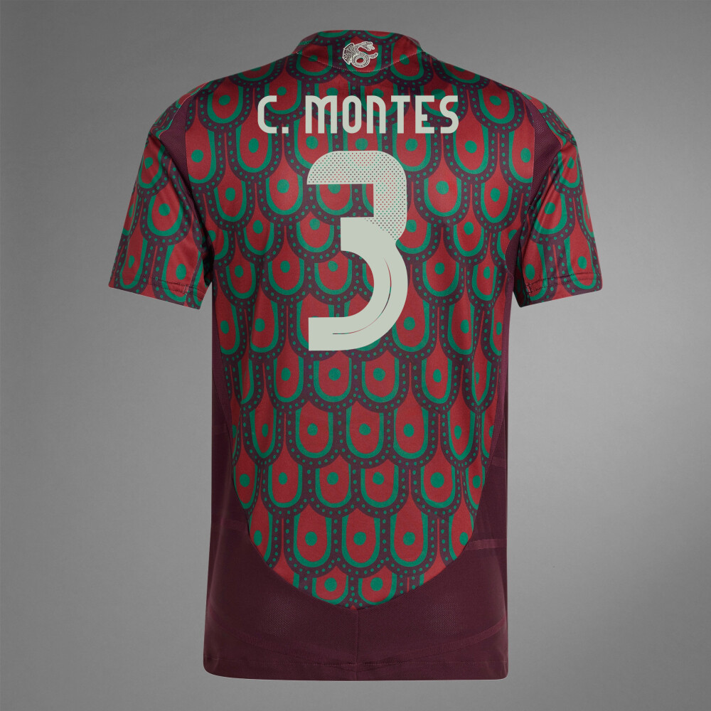 2024 Mexico C. MONTES 3 Home Jersey (Player Version)