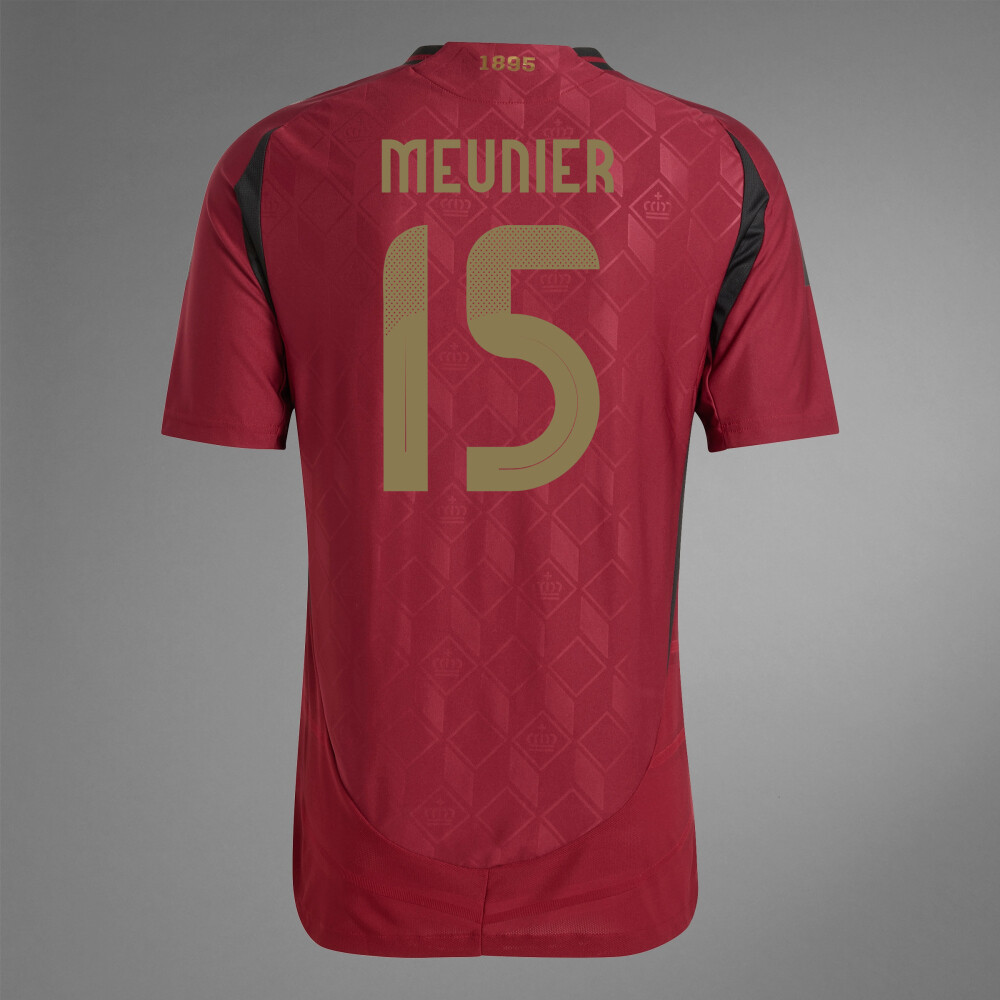 2024 Belgium MEUNIER 15 Home Jersey (Player Version)