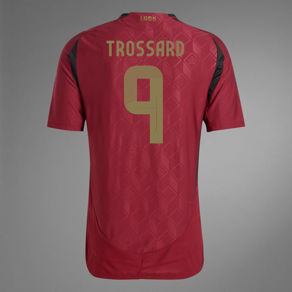 2024 Belgium TROSSARD 9 Home Jersey (Player Version)