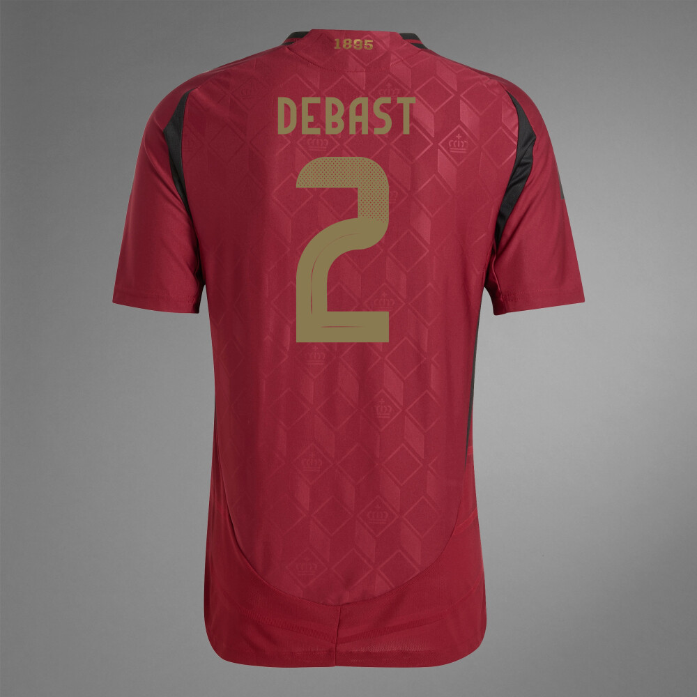 2024 Belgium DEBAST 2 Home Jersey (Player Version)