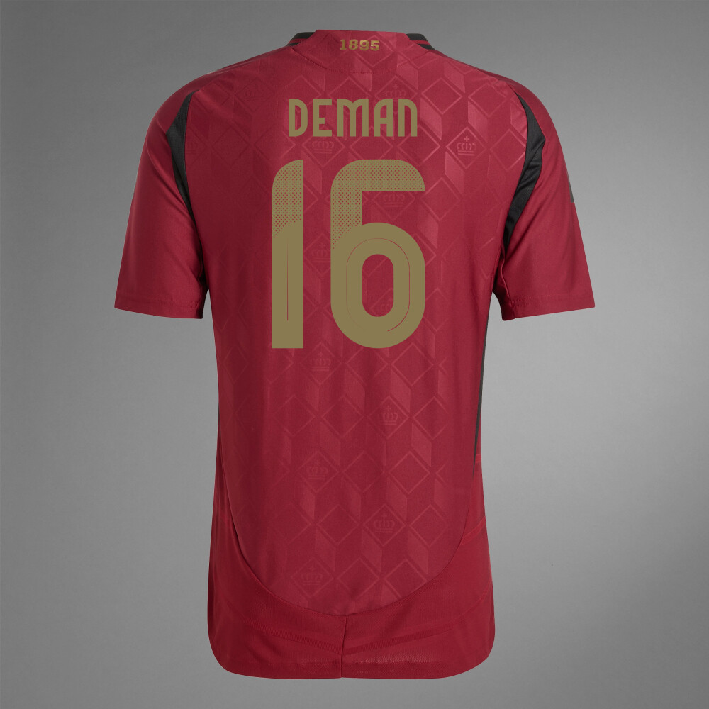 2024 Belgium DEMAN 16 Home Jersey (Player Version)