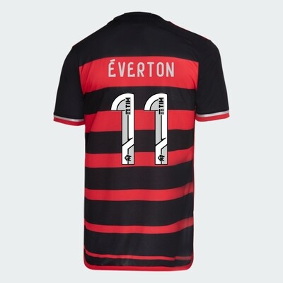 Flamengo Home Everton Soares 11 Jersey Shirt 2024/25