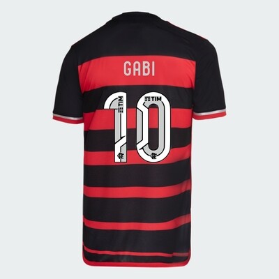 Flamengo Home Gabi 10 (Gabigol) Jersey Shirt 2024/25