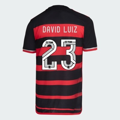 Flamengo Home David Luiz 23 Jersey Shirt 2024/25