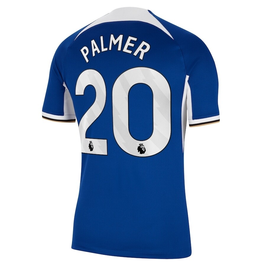Chelsea Cole Palmer #20 Home Jersey 2023/2024 with Infinite Athlete Sponsor 